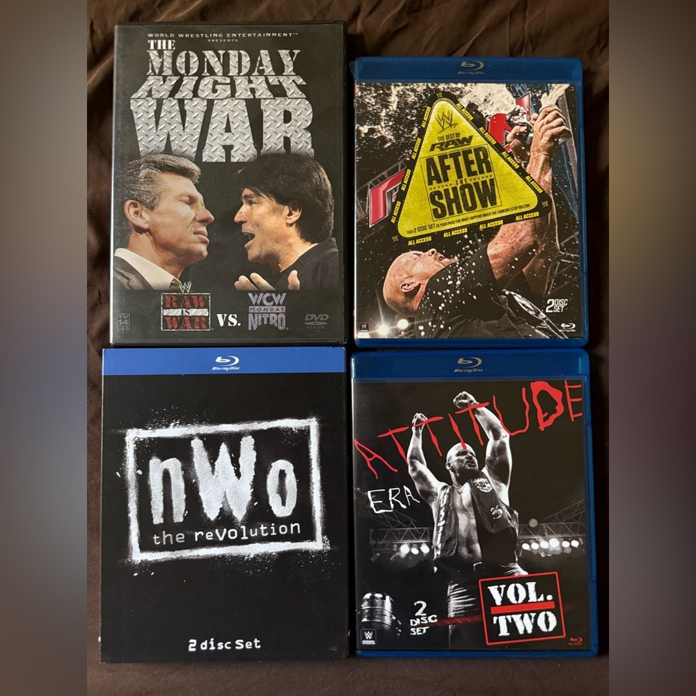 WWE & WCW DVD & Blu-ray Collection